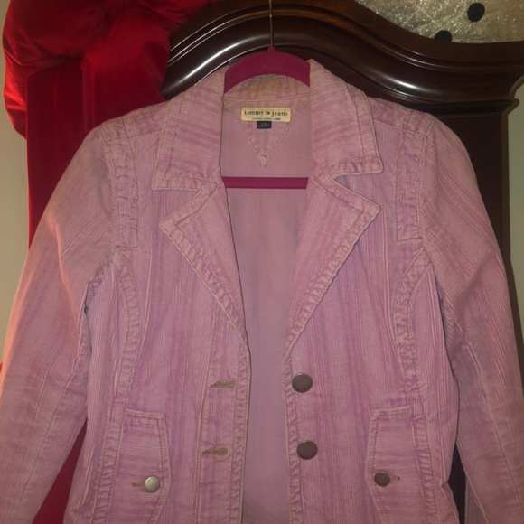 Just in Like New Tommy Hilfiger Pale Purple Corduroy Pants and Jacket set - Picture 5 of 7